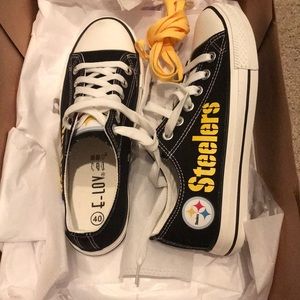 Pittsburgh Steelers Canvas Sneakers